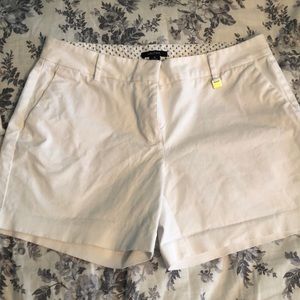 White shorts size 8 inseam 4”
